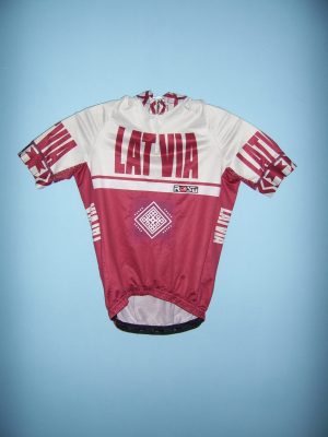 LETTLAND (b) RADFAHREN-HEMD DER NATIONALMANNSCHAFT 2017